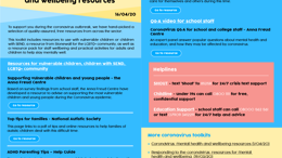 Coronavirus: resources for mental health and wellbeing toolkit #3