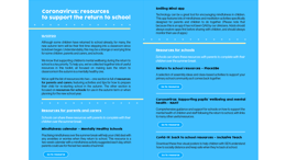 Coronavirus: returning to school toolkit #8