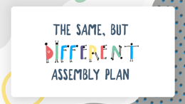 The same but different: assembly plan