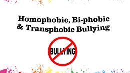 Homophobic, biphobic and transphobic bullying assembly